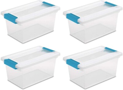 Sterilite Medium Clip Storage Box 19628604 Pack