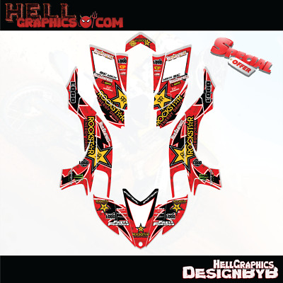 Graphics Kit 4 YAMAHA YFZ 450 YFZ450 2003-2008 2004 05 06 07 Decals Stickers ATV