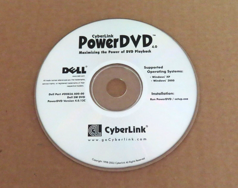 Cyberlink Power DVD 4.0 (DELL) for Windows XP/2000 TESTED - Image 2 of 4