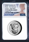 2020 Australian Silver Koala 1 oz — photo from another recent sale