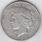 1923 Peace Silver $1 in Fine, 90% Silver  *FREE SHIPPING*
