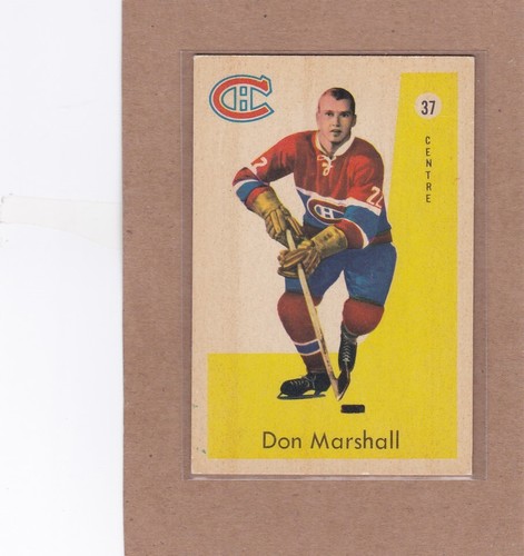 Don Marshall #37 1959 Parkhurst card