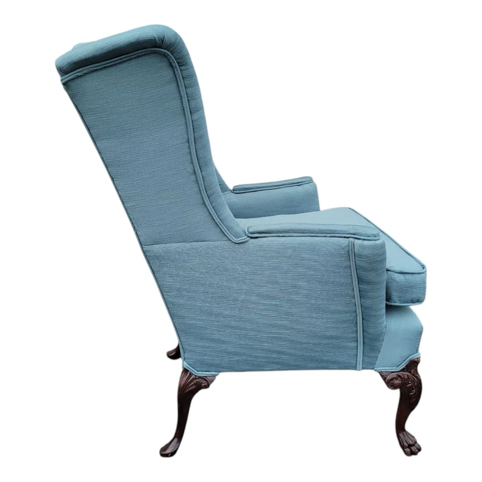 Silla Chippendale inglesa del siglo XIX - patas de garra talladas, patas de acanto Foto 4 de 4