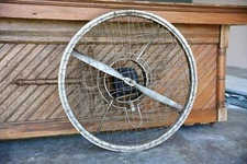 Antique Aircraft Propeller Fan Motor Industrial Cage 2 Blade airplane vintage