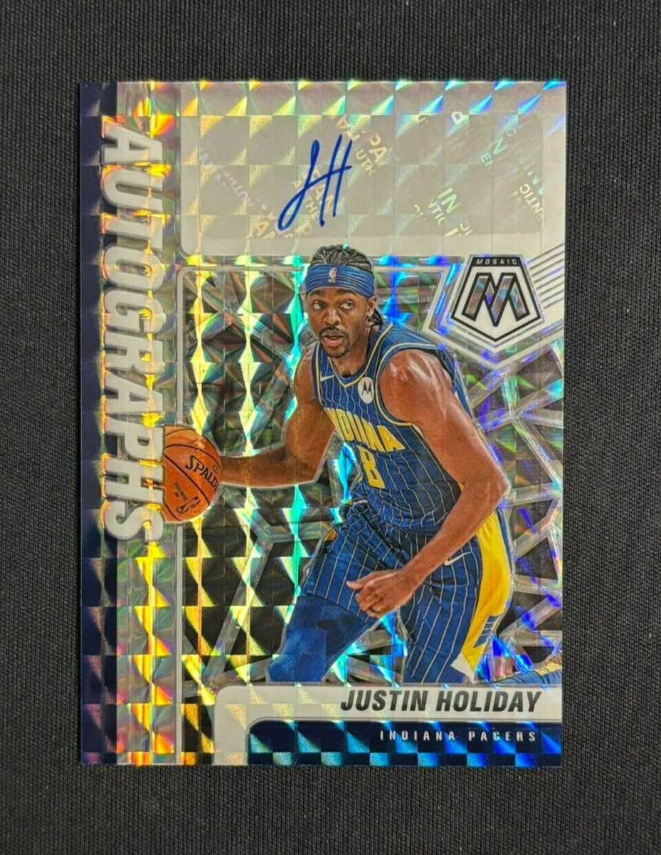 2020-21 Panini Mosaic NBA Justin Holiday Autographs PRIZM #AM-JHL 