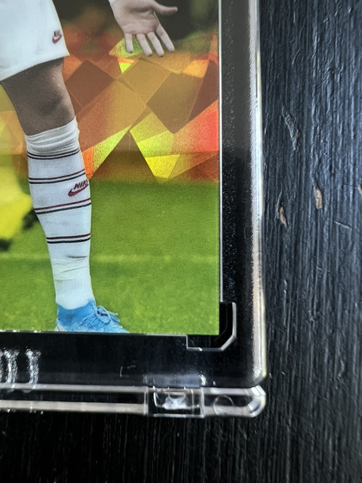 2019-20 Topps Chrome UCL Soccer Sapphire Yellow Kylian Mbappe 67/99 view 6