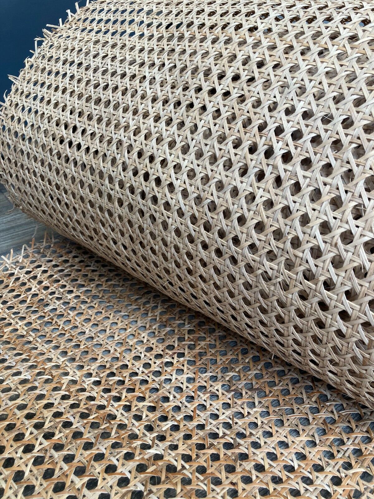 Natural OFFicial shop Cane Webbing Roll Rattan Fabric len x width 50cm various Spasm price