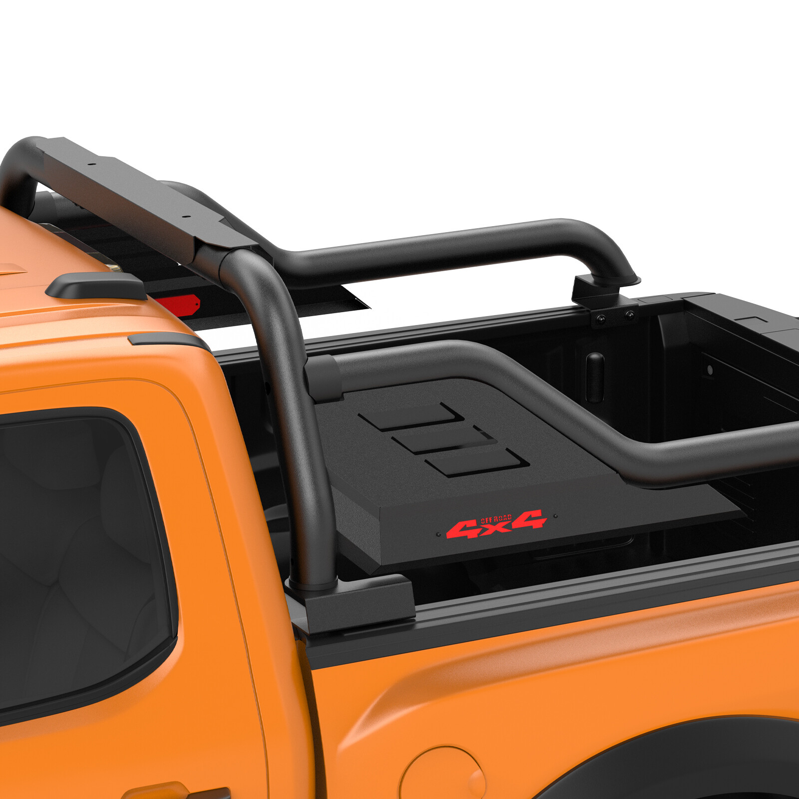 Adjustable Truck Bed Chase Rack Roll Bar w/ Pallet For For 05-24 Toyota Tacoma