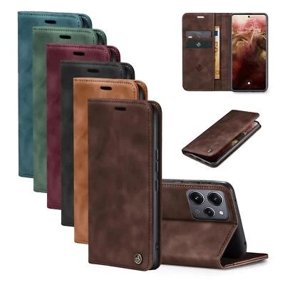 HÜLLE-FÜR-XIAOMI-REDMI-12-XIAOMI-REDMI-12C-XIAOMI-REDMI-13C Handy Hülle für Xiaomi Redmi 12 / 12C / 13C / 14C Klapphülle 9H Displayglas