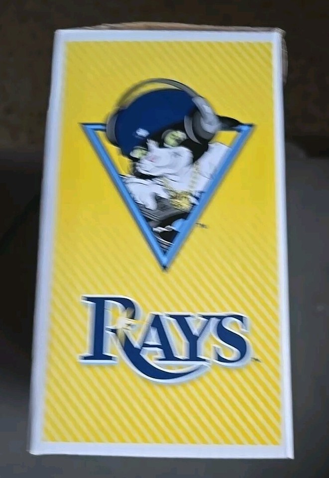 2016 Tampa Bay Rays DJ Kitty & Raymond Mascot Double Bobblehead SGA New