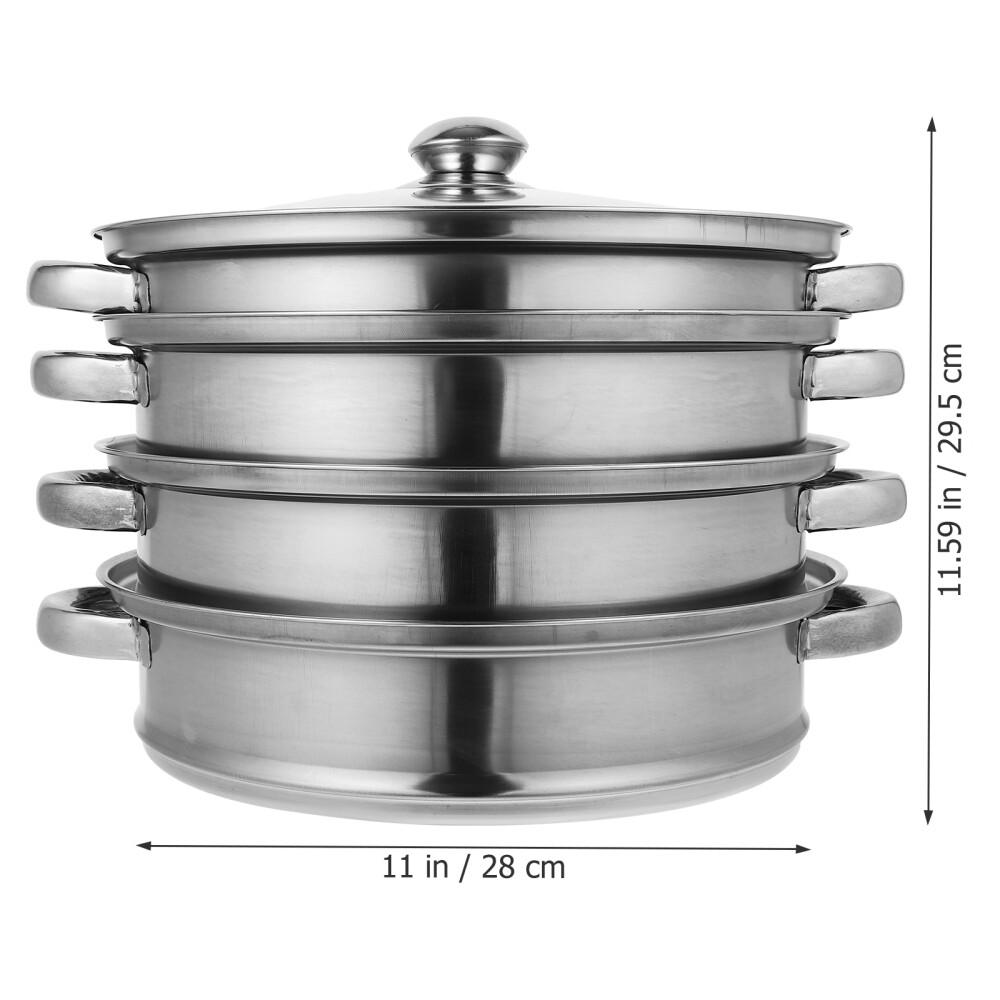 Hemoton Stainless Steel Vegetable Steamer Pot eBay