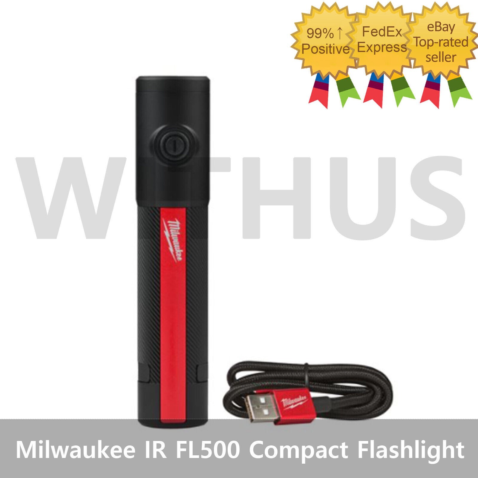 500 lm usb rechargeable flashlight 500 Lumens Tactical LED Flashlight