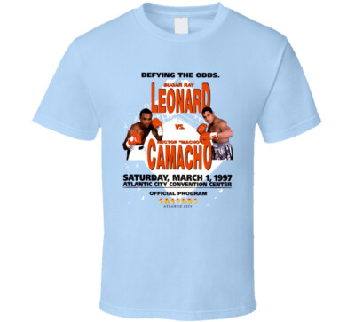 Sugar Ray Leonard Hector Macho Camacho Boxing Boxer T Shirt