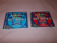 Set of 2 Party Tyme Karaoke Disk CD G Guy Rock 1  2 16 Songs Total