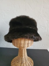 Vtg CEJON ACCESSORIES FAUX FUR HAT