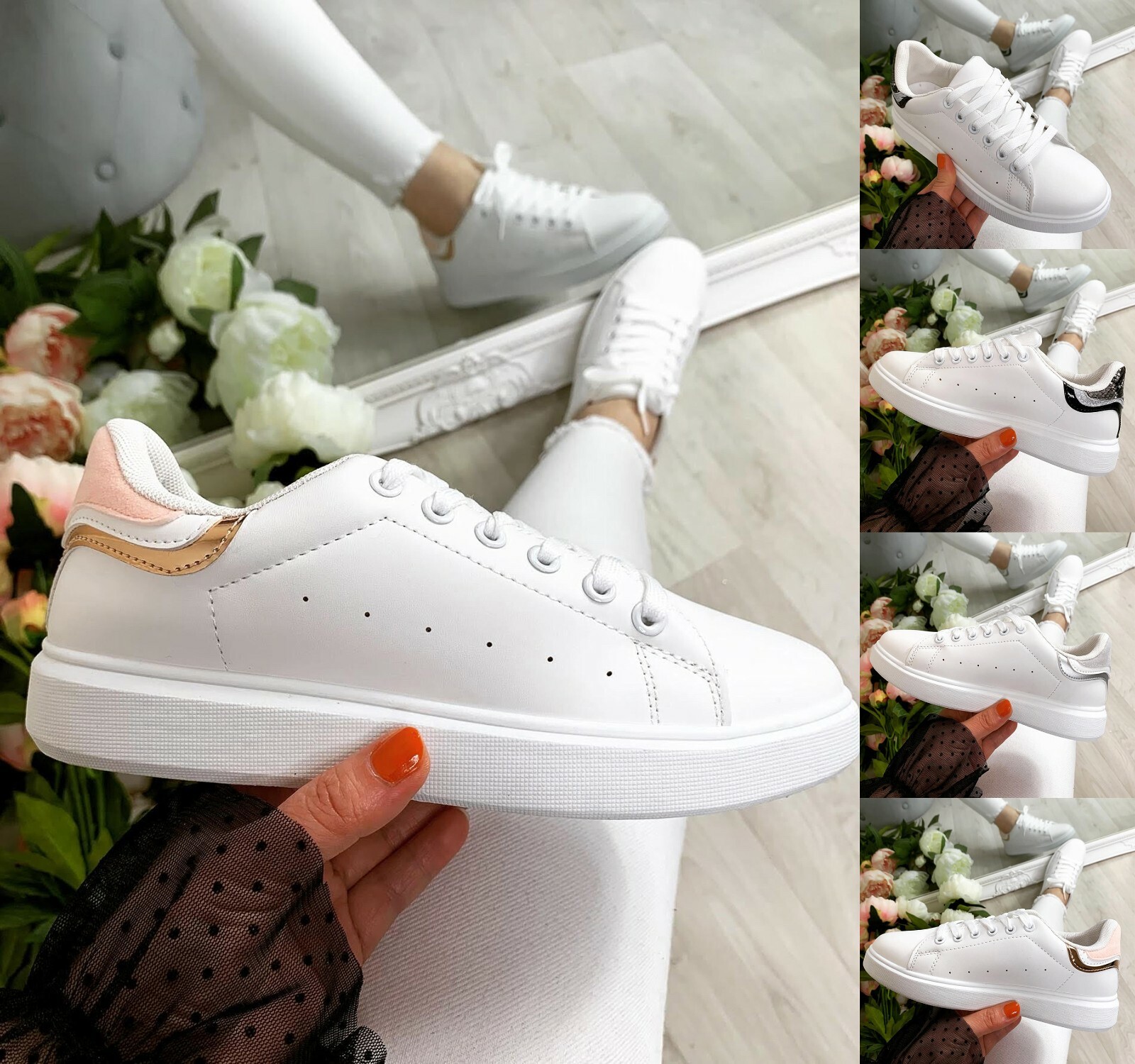 Sneakers Comfy Retro Gym Pumps Shoes 