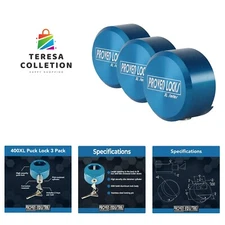 Durable Puck Lock Set - Key Locking, Pick-Resistant, Ideal for Trailers