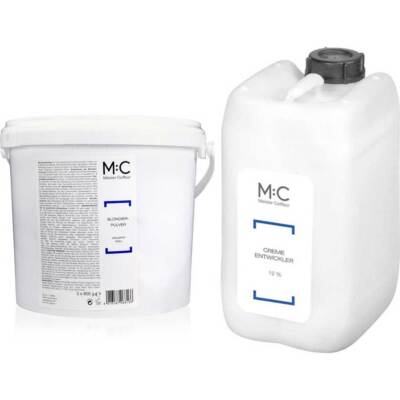 Comair M:C Blondierpulver im Eimer 3 x 800g Blondiereimer + 5 L Entwickler 12%