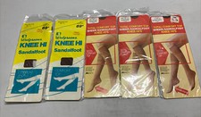 Vintage K-Mart Walgreens Knee Hi's 8 -11 women Brown Mist Coffee Suntone