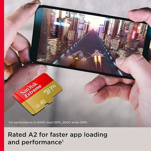 Sandisk 256GB Micro SD XC 4K Class 10 Card 190MB/s For Nintendo Switch - Picture 3 of 6