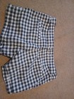 So Girls Shorts Size 16 Black & White Checked Adjustable Waist — photo 2