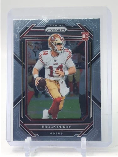 BROCK PURDY 2022 PANINI PRIZM ROOKIE SAN FRANCISCO 49ERS #353 RC Q5818