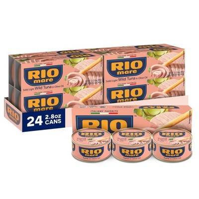 Rio Mare Premium Yellowfin Tuna in Olive Oil, 2.8 Ounce (Pack of 24)
