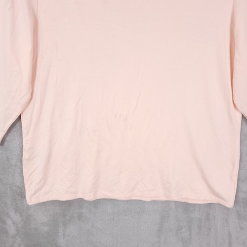 Chicos Top Shirt Damen Pfirsich Größe 3/XL Blumenmuster V-Ausschnitt Pullover 3/4 Ärmel - Bild 8 von 13