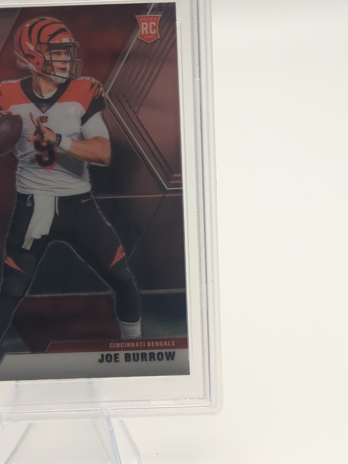 2020 Panini Mosaic Joe Burrow Rookie RC #201 PSA 9 Mint Cincinnati Bengals view 6