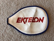 Ektelon Racquet Ball Racket Cover, White Red, Zipper, 12