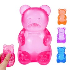 Bear Squishy, Stress Taba 3.15 x 1.97 x inches, Rose
