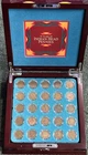 DANBURY MINT 25 Years of Indian Head Pennies in Wood Box w/ Key