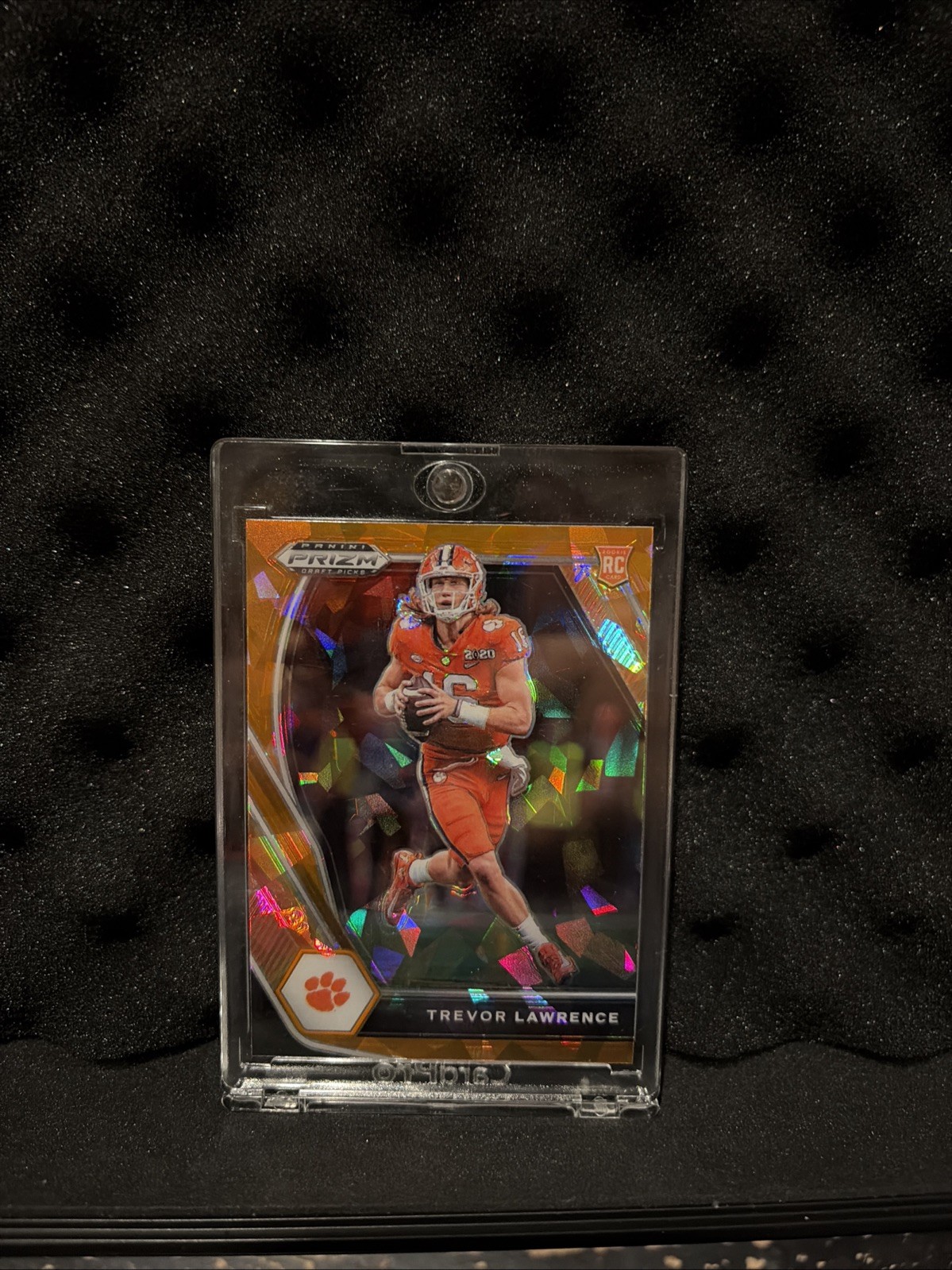 2021 Panini Prizm Draft Picks - Trevor Lawrence #106 Orange Ice Prizm (RC)