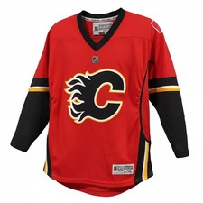 Reebok Calgary Flames Olli Jokinen 21 NHL Youth L/XL Red Hockey Jersey Fan Gear