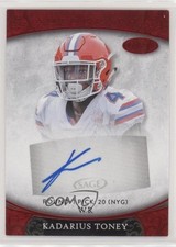 2021 Sage Aspire Red Kadarius Toney #ASP-124 Auto v9t