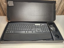 Logitech MK850 Wireless Keyboard  Mouse Combo, Bluetooth USB, Black, TESTED