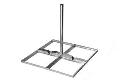 A.S.SAT Goliat Terrassenständer Stahl mit 90cm Mast neigbar für 4 Betonplatten