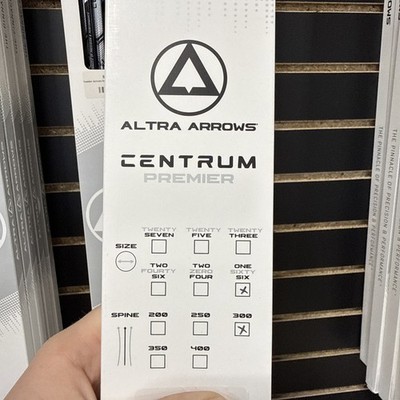Altra Arrows Centrum Premier .166 Arrows 300 12 Pack Shafts