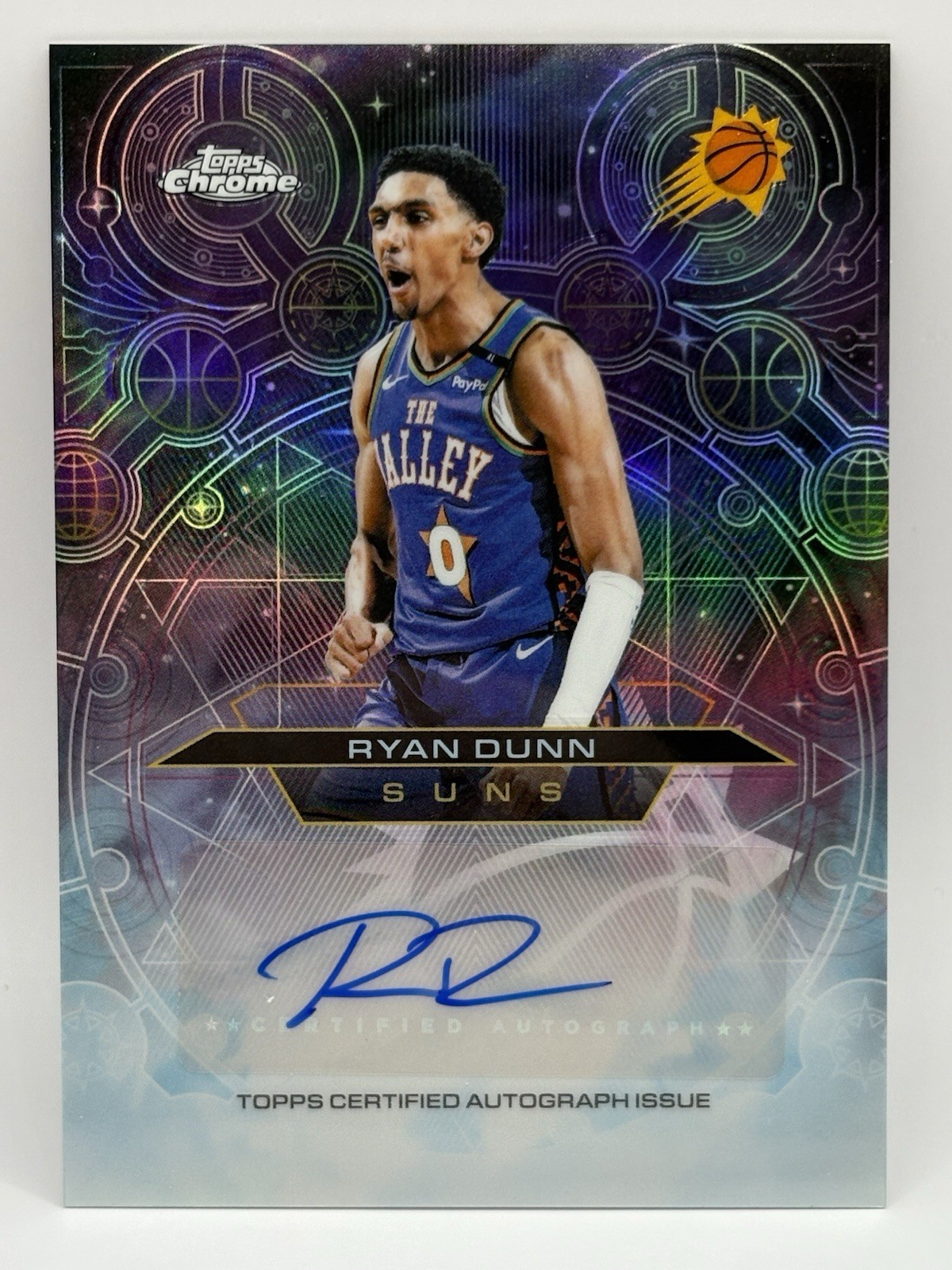 2025-26 Topps Chrome Update Ryan Dunn Chromographs Auto Refractor #CH-RDU