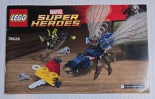 Lego 76039 Marvel Instruction Manual Book Only Ant-Man Final Battle