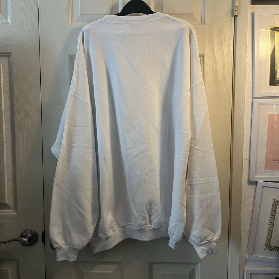 Christine Alexander Sudadera Blanca Caballo 3XL Estrás Foto 4 de 4