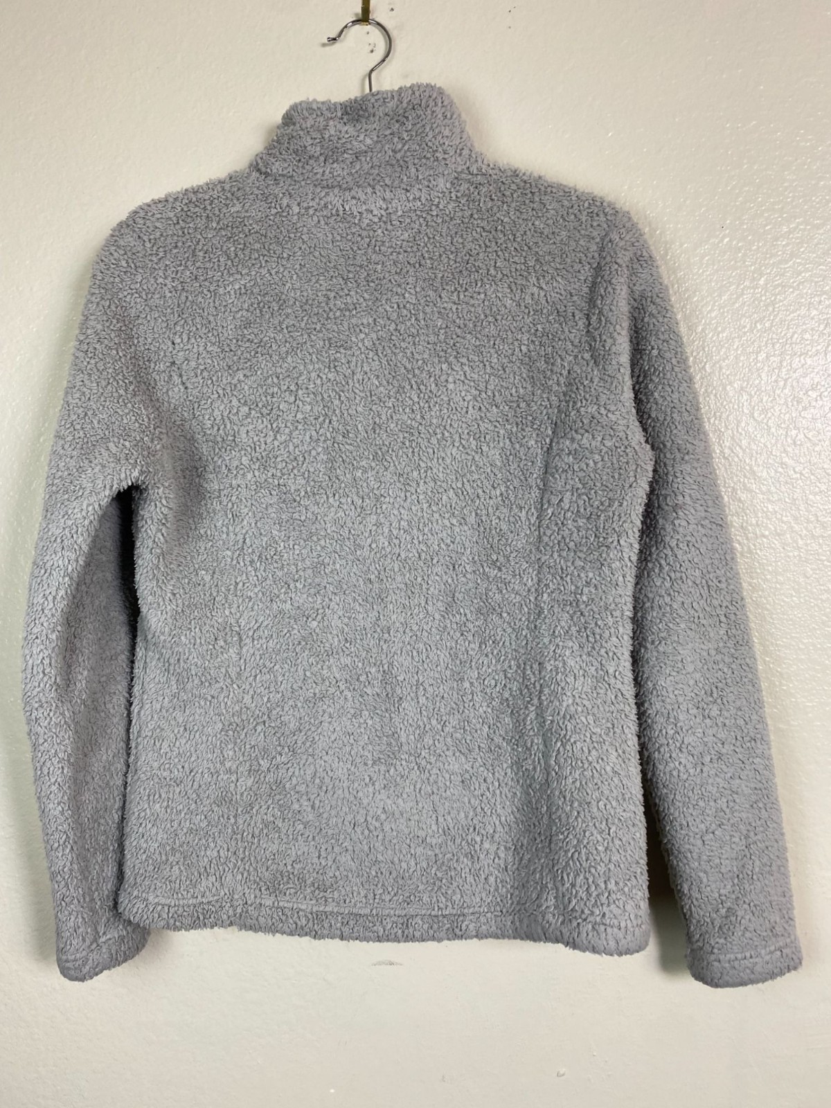 Patagonia Womens Gray Los Gatos 1/4 Zip Sweater Jacket Size Small Teddy Outdoor thumbnail 13