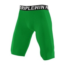Mens Compression Tight Capri Pant Athletic Basketball Base Layer Fitness Sports