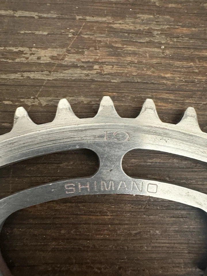 Shimano Road 600 FC-6100 49t NOS BCD 130 con arañazos Foto 2 de 4