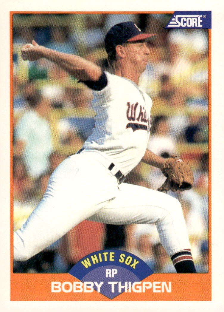 1989 Score #399 Bobby Thigpen