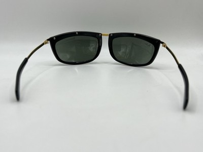 Vintage Ray Ban OLYMPIAN B&L Black Olympia Sunglasses Made in USA