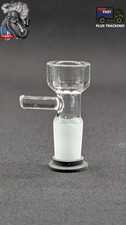 14mm Male Slide Tobacco Bowl Glass Snowflake for Water Pipes - Snowflake Clear