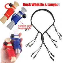 Plastic Duck Call Whistle w/ Lanyard Mallard Pheasant Wild Geese Decoy