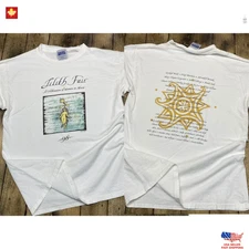 Vintage 90s 1998 Lilith Fair Shirt Double Sided Gift Fan Reprint Fastship