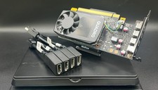 NVIDIA Quadro P1000 4GB GDDR5 Professional Graphics Card W/ 4x Mini DP to DP